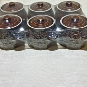 Oală cuptor ceramică 400ml, 6PC
