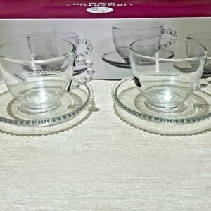 Set ceai sticlă Lirmartur, 6+6pcs, 97-335
