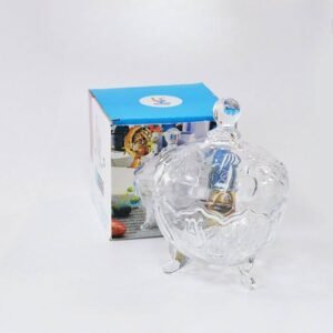 Bomboniera sticla cu capac, 600ml, TG001-2