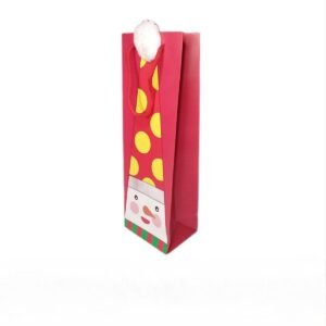 Pungă cadou pt sticle Christmas 3D 13*9*36 cm, 40-042.3