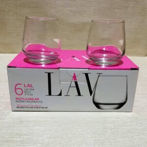 Set 6 pahare sticlă, 95ml, Lichior, LV-LAL304F