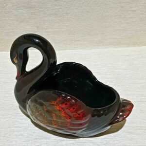 Fructieră ceramică "Lebădă"