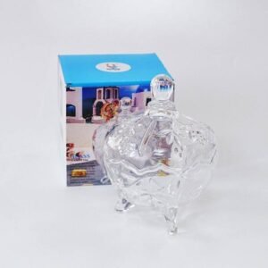 Bomboniera sticlă cu capac, 600ml, TG001-1