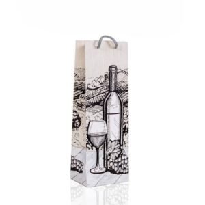 Pungă cadou pt sticle, 36cm, cod 85