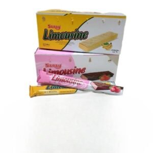 Gofret "Limousine” 24bucx32g (căpșună, banană)