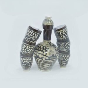 Set pt vin Sticla împletită, 1.35L, DS0134