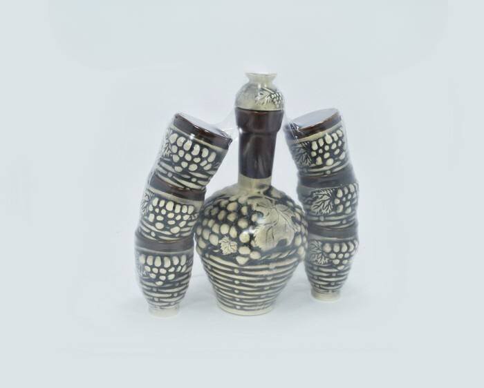 Set pt vin Sticla împletită, 1.35L, DS0134