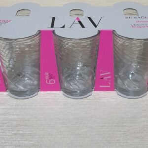 Set 6 pahare 205ml LV-FLZ215BE