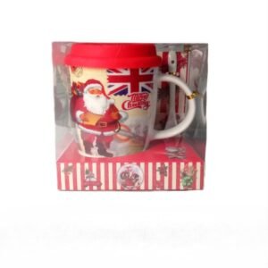 Set cadou Christmas, cană+capac 370 ml, C539, VS05065