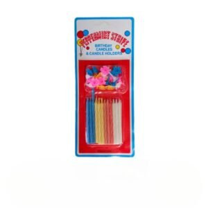 Set lumânări Birthday, 5.8cm 24pcs, #50026, 03-011f