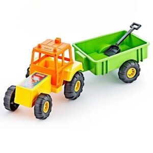Jucărie Small Tractor cu trailer, 1279, JS02805