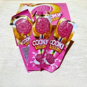 Bomboane Cookie Neon Lollipop, 30buc *10gr