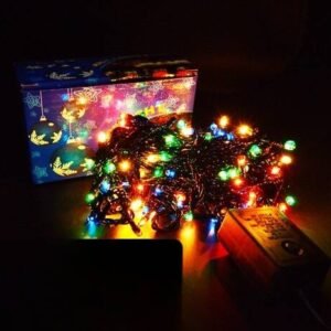Ghirlandă multicolor, 160 becuri LED, 8m