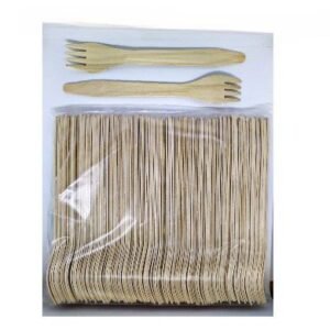 Furculite din lemn, biocompostabile (100)