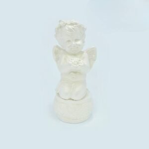 Suvenir Inger cu buchet, 20cm