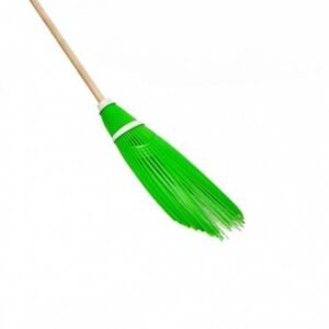 Mătură pt frunze color, PVC, coadă lemn 1.3m, 43-068u3