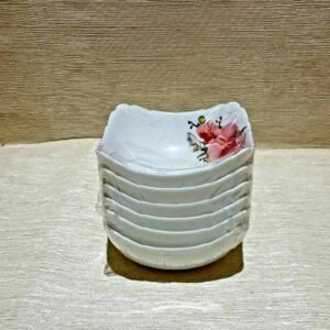 Salatieră pătrată Orhidee 12cm