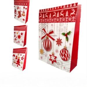Pungă cadou Wood Christmas 40 cm, 40-083.3