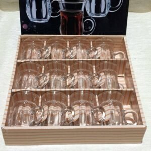 Set cană sticlă 12PC