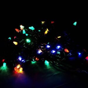 Ghirlanda multicolor, 66 becuri LED, 7m